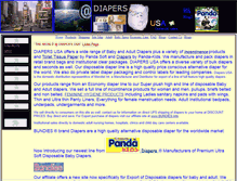 Tablet Screenshot of diapersusa.info
